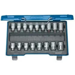 ITX 19 TX-017 Schraubendreher-Satz 1/2" 17-teilig Innen+Außen-TX