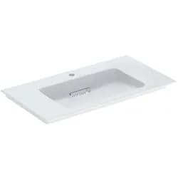 Geberit Möbelwaschtisch One 90cm, HL mit., o. ÜL, we. K-Tect/Bl we.