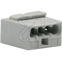 WAGO MICRO-Klemme grau 4x0,8mmØ 100 Stk