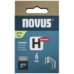 novus Tackerklammern Feindraht superhart 37/6