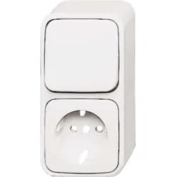 Busch-Jaeger Wechsel/Schuko-Steckdose 2601/6/2300EAPW500