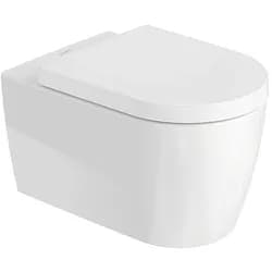 Duravit ME by Starck Wand-WC Rimless Set, Badkeramik, 45290900A1, weiß