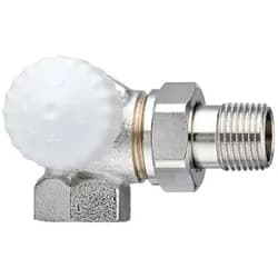 Thermostat-Ventilunterteil V-exact II, Winkeleck/links, DN 15