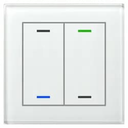MDT BE-GTL2TW.01 Glastaster II Light 2-fach RGBW