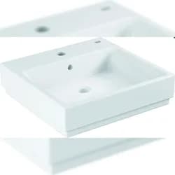 GROHE Aufsatz-WT Cube Keramik 39478 50cm PureGuard alpinweiß
