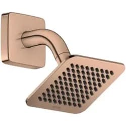 Hansgrohe AXOR Citterio C Kopfbrause 120/120 1jet EcoSmart mit Brausearm, Polished Red Gold