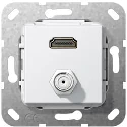 Gira UP Tragring HDMI und SAT 567503
