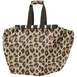 Easyshoppingbag, braun, Leopardenmuster