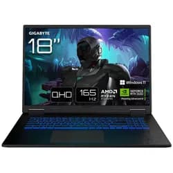 Gigabyte GAMING A18 3VHK3DEC64SH (18", 1000 GB, 32 GB, DE), Notebook, Schwarz