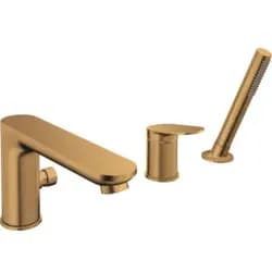 Duravit 3-Loch-Wannenarmatur Wave Bronze gebürstet