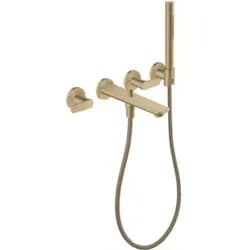 AXOR 49480140 3-Loch Fertigset Wannemisch.Wand UP - Bronze
