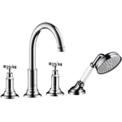hansgrohe AXOR Montreux 4-Loch Wannenrandarmatur DN15, 16546820 - Weiß