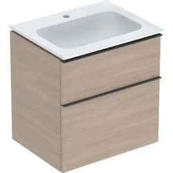 Geberit iCon Set MWT m. US, 2 Schubl. 60x63x48cm, Eiche/Griff lava