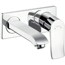 hansgrohe Fertigmontageset Metris Ausl. 165mm, UP-Waschtisch-Einhebelmischer, chrom