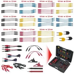 12/24V Master Diagnose Prüf- und Mess-Kabel-Satz, 92-teilig