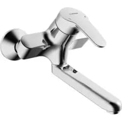 Hansa 01949283 EHM Waschtisch-/Küchenarm. HANSAMIX - Silber