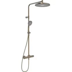 HansaAURELIA Regenbrause-Duscharmatur 4719 3-strahlig Bronze gebürstet
