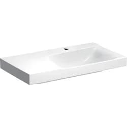 Geberit Waschtisch Xeno2 90x48cm, Ab L, HL mi, o. ÜL, we. K-Tect