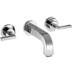 AXOR 39147000 3-Loch Waschtischarm.Axor Citterio - Silber