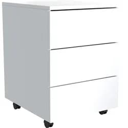 VCM Rollcontainer Dalosa 45 (Weiß, 3-SB)