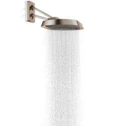 Hansgrohe AXOR ShowerSphere Kopfbrause 370/220 2jet mit beweglichem Brausearm, Brushed Bronze