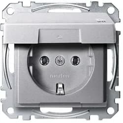 Merten SCHUKO-Steckdose alu MEG2314-0460