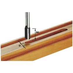 Nutfräser HW S12 D24/45