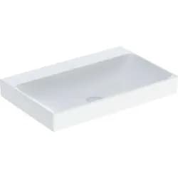 Geberit Waschtisch One 75cm, o. Hahnl. + ÜL, weiß KeraTect