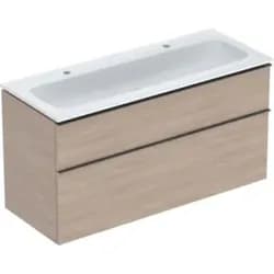 Geberit Möbel-Waschtischset iCon 120x63x48cm, we/KeraTe, Ei, Gr. la. matt