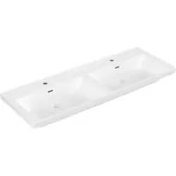 VB SchrankDWT Subway 3.0 1300x470mm re-eckig 2HL. m. ÜL. Weiß Alpin