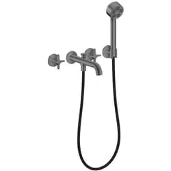 AXOR 48443340 3-Loch Wannenarmatur AXOR One - Schwarz