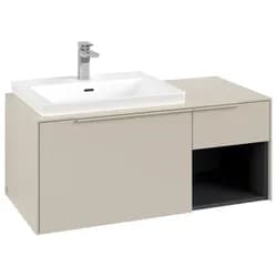V&B Waschtischunterschrank Beck. li Subway 3.0 100,1x42,25x51,6cm, m LE/Gr mon., ca Gr