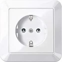 Merten SCHUKO-Steckdose aws/gl MEG2301-1025