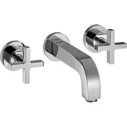 AXOR 39313000 3-Loch Waschtischarm.Axor Citterio - Silber