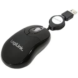 LOGILINK Maus optisch Mini schwarz
