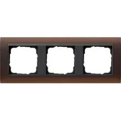 Gira Abdeckrahmen 3f.opak dbr 021313