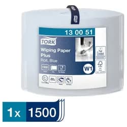 TORK Putztuchrolle 2-lagig blau