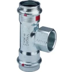 Prestabo T-piece 22 x 1/2" x 22 mm galvanized steel
