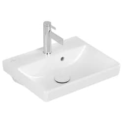 V&B Handwaschbecken AVENTO 45x37cm, 1 HL, we C+, 45x37cm, m ÜL