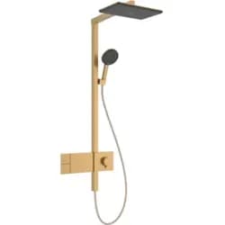 hansgrohe Showerpipe Raindance Alive Q 1jet, 12 l/min, brushed bronze