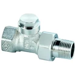 Heimeier Regulux Verschraubung 1/2'' Durchgang mit Entleerung