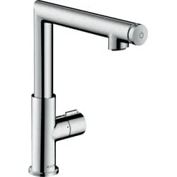 hansgrohe Axor Uno Select 220 Waschtischarmatur 45016000, chrom, mit Ablaufgarnitur
