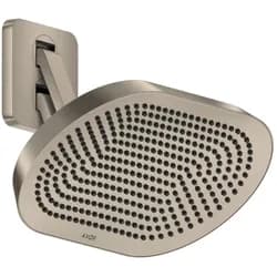 Hansgrohe AXOR ShowerSphere Kopfbrause 370/220 2jet mit beweglichem Brausearm, Brushed Nickel