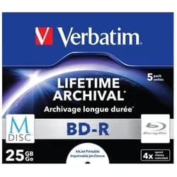 Verbatim Blu-Ray Bd-R 25GB Jewel Case