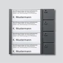 Siedle&Söhne Tasten-Modul TM 612-4 DG