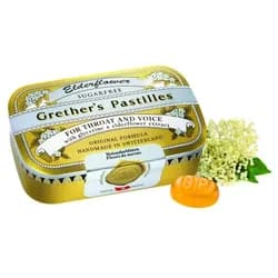 Grethers Elderflower zuckerfrei Pastillen