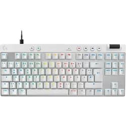Logitech Pro X TKL Rapid (DE, Kabelgebunden), Tastatur, Weiss