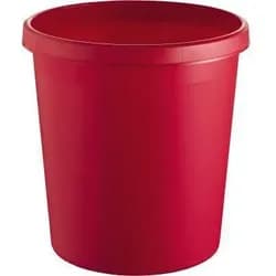 helit Papierkorb 18L - rot