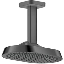 Hansgrohe AXOR ShowerSphere Kopfbrause 250/160 1jet EcoSmart+ mit Deckenanschluss, Polished Black Chrome