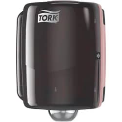 TORK Putztuchspender 1 Rolle schwarz, rot
